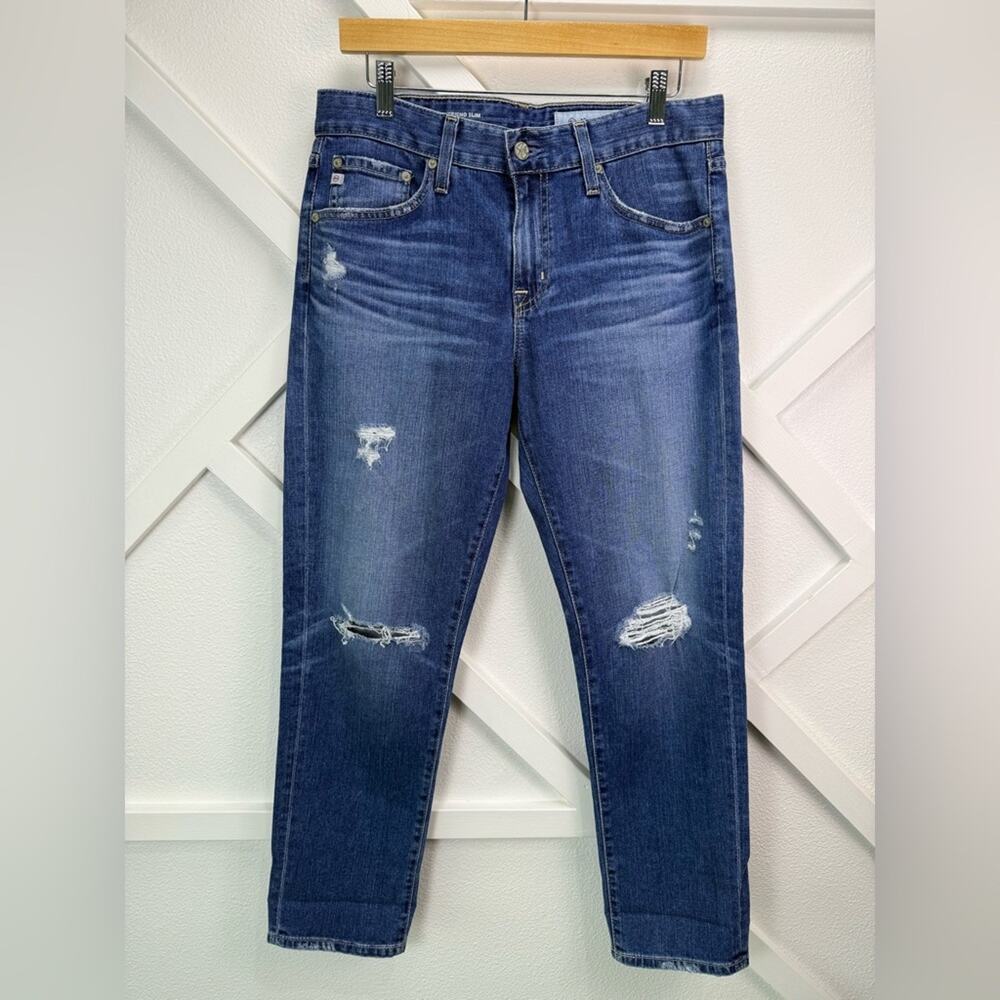 Adriano Goldschmied AG Ex-Boyfriend Slouchy Slim Jeans 15 Years Nebula Wash 27